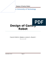 Design of Gantry Robot - BDU