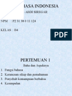 Bahasa Indonesia Wahab