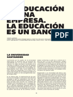 La Educación Es Una Empresa. La Educación Es Un Banco. C. López Andrada.