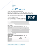 2017 Directory Form