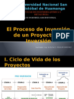 II. El Proceso de Inversión de Un Proyecto de Inversión