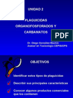 PLAGUICIDAS DE TIPO ORGANOFOSFORADOS Y CARBAMATOS