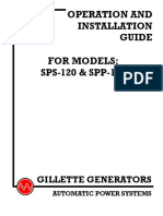 Gillette Generators - Operation and Installation Guide