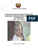 MozambiqueNationalstrategyreductionstunting Portuguese