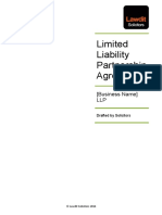 Limited Liability Partnership (LLP) Agreement PDF