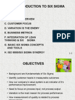 D1 - Introduction To Six Sigma