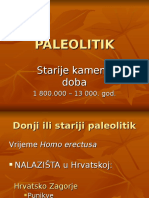 Paleolitik I Mezolitik U Hrvatskoj