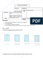 EVALUACION SUMATIVA Area, Volumen y Pitagoras