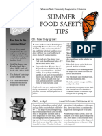 Summer Food Safety Tips