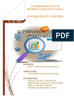 Supervision en El Proceso de Auditoria