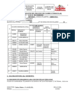 Avances Del 2°momento Tranformación Curricular U.E.N 12 de Febrero. Venezuela.