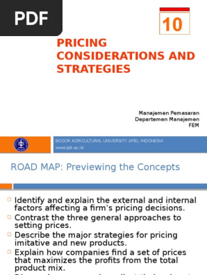 Pricing 