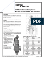 Bronze Safety Relief Valves-Models SV5601 SV5708-Technical Information