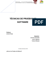 Técnicas de Pruebas de Software Trabajo