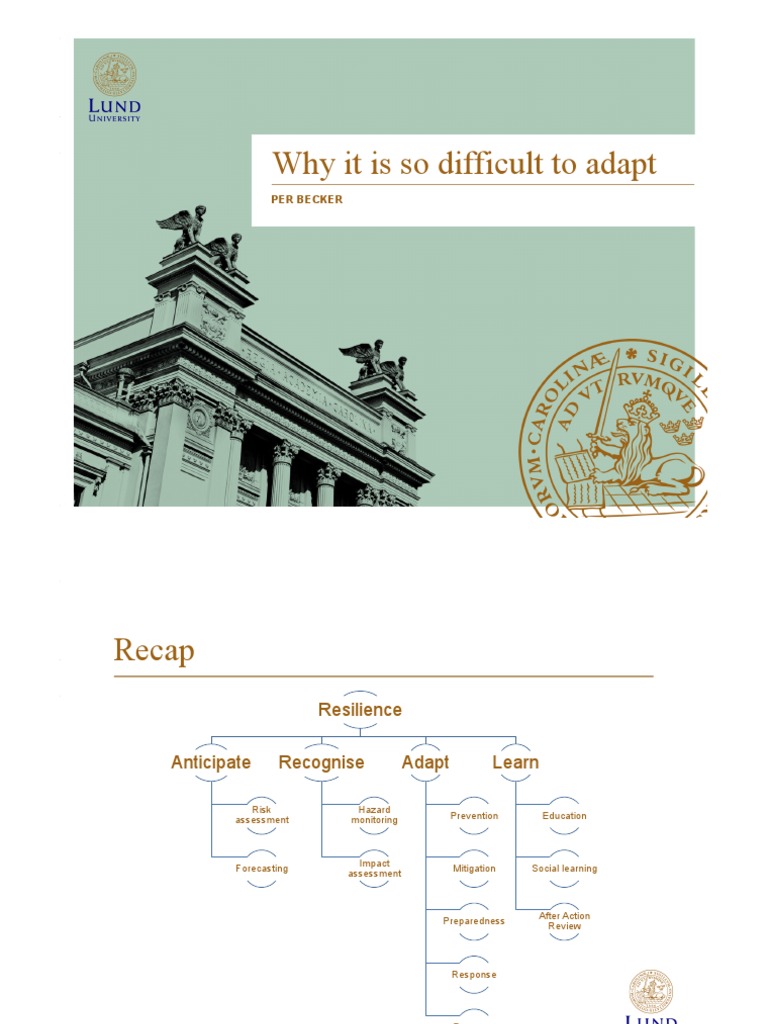 Challenges in Adapting to Change | PDF | Bias | Risk