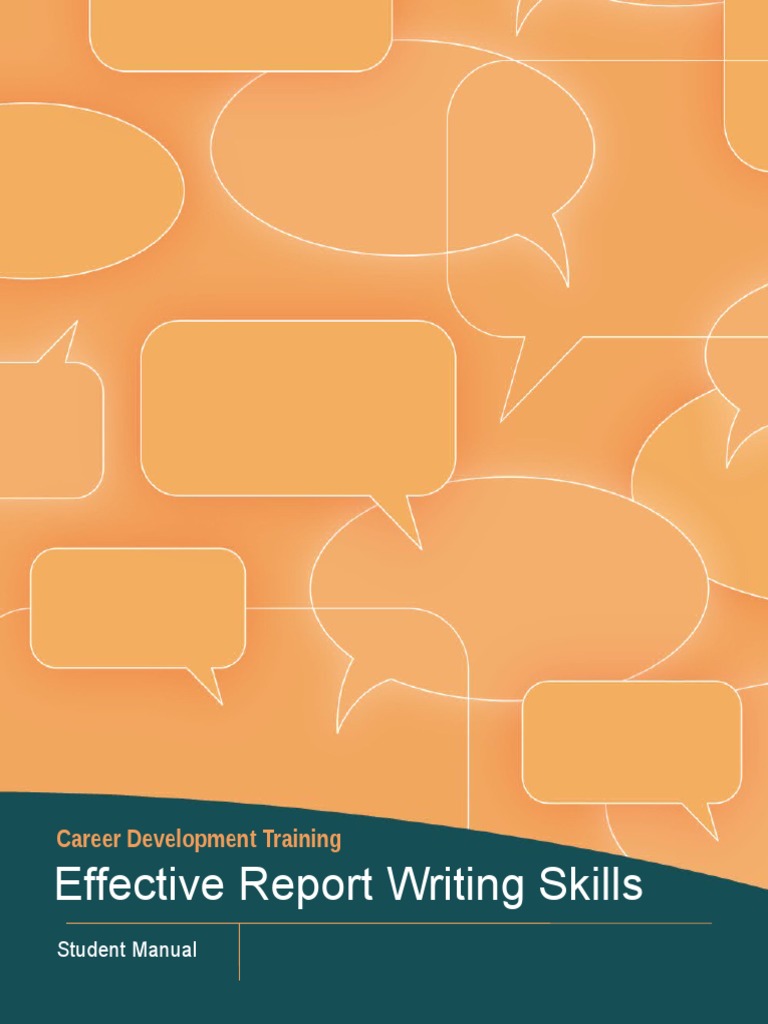 Effective Report Writing Skills PDF Paragraph Sentence Linguistics 