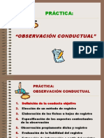 observacion conductual