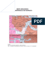 01 Mapa Geológico Del Cuadrángulo de Huánuco