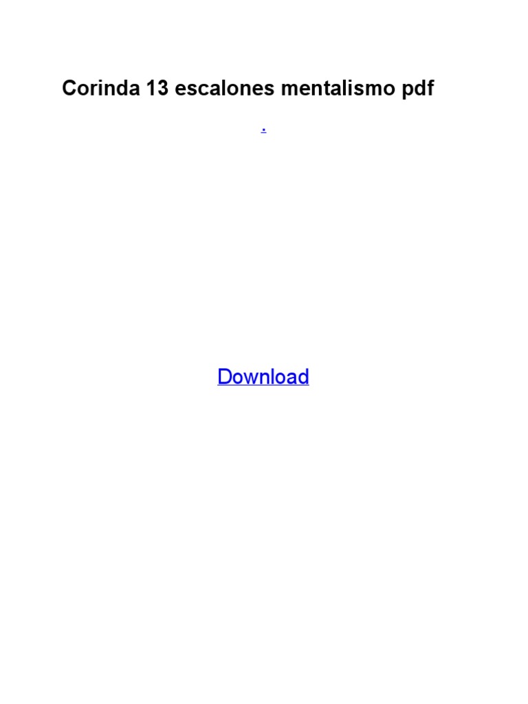 La Ley Del Mentalismo