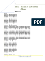 Curso Matemática Básica 407 vídeos PDFs