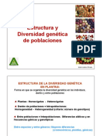 Estructura Genetica de Poblaciones 2012