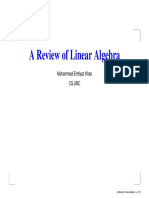 A Review of Linear Algebra: Mohammad Emtiyaz Khan CS, Ubc