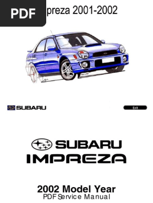 Subaru Impreza 02 Four Wheel Drive Vehicles