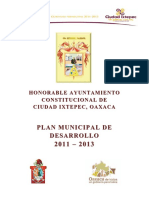 Plan de Desarrollo Ixtepo