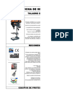 Ficha de Seguridad Taladro de Mesa