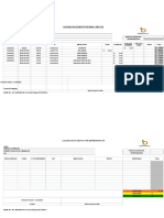 Formato de Liquidacion Movilidad - Viaticos - Gastos Por Representacion