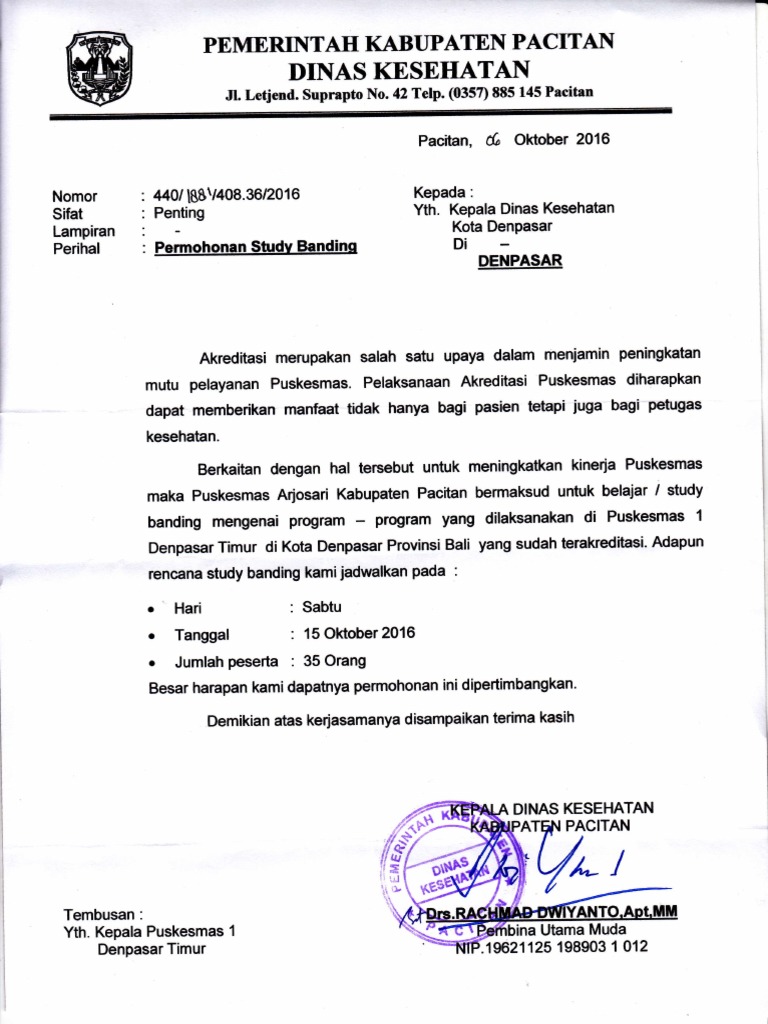 Surat Permohonan Kaji Banding