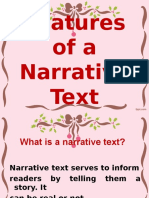 Features of Narrative Text