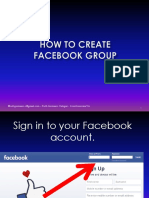 How To Create FBGroup