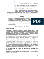 Normatizacion de La Toma de Muestras Para La Investig de p…