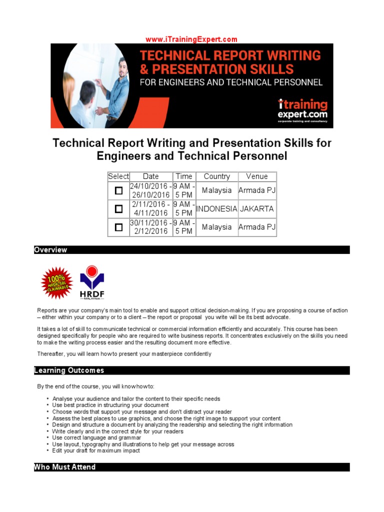 Technical Report Writing for Engineers | PDF | Information | Payments
