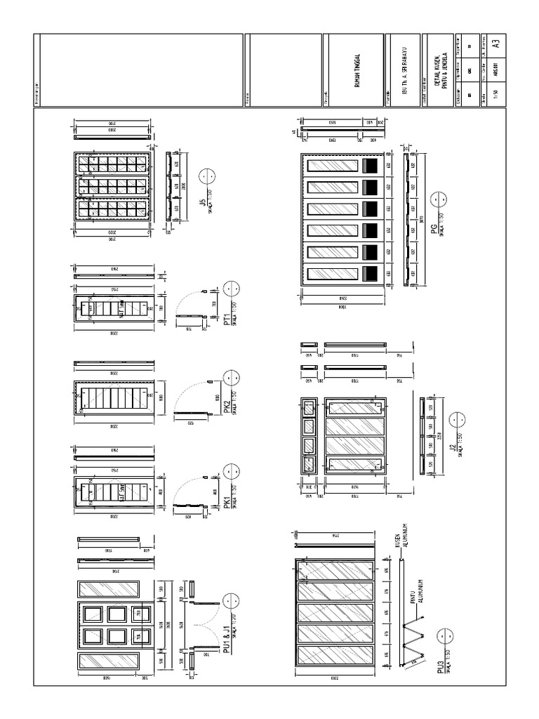 Detail pintu jendela pdf Detail pintu jendela pdf