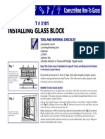 Installing Glass Block