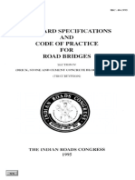Standard Specifications AND Code of Practice FOR Road Bridges