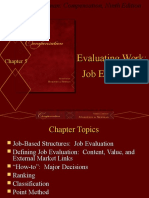 Evaluating Work: Job Evaluation