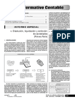 Disolución y liquidación de sociedades