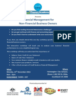 Financial Management For Non-Finance Business Owners - Workshop Details