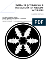 Volumen I (2013) - Revista de Divulgación e Investigación en Ciencias Naturales