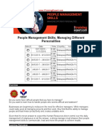 People Management Skills Managing Different Personalities