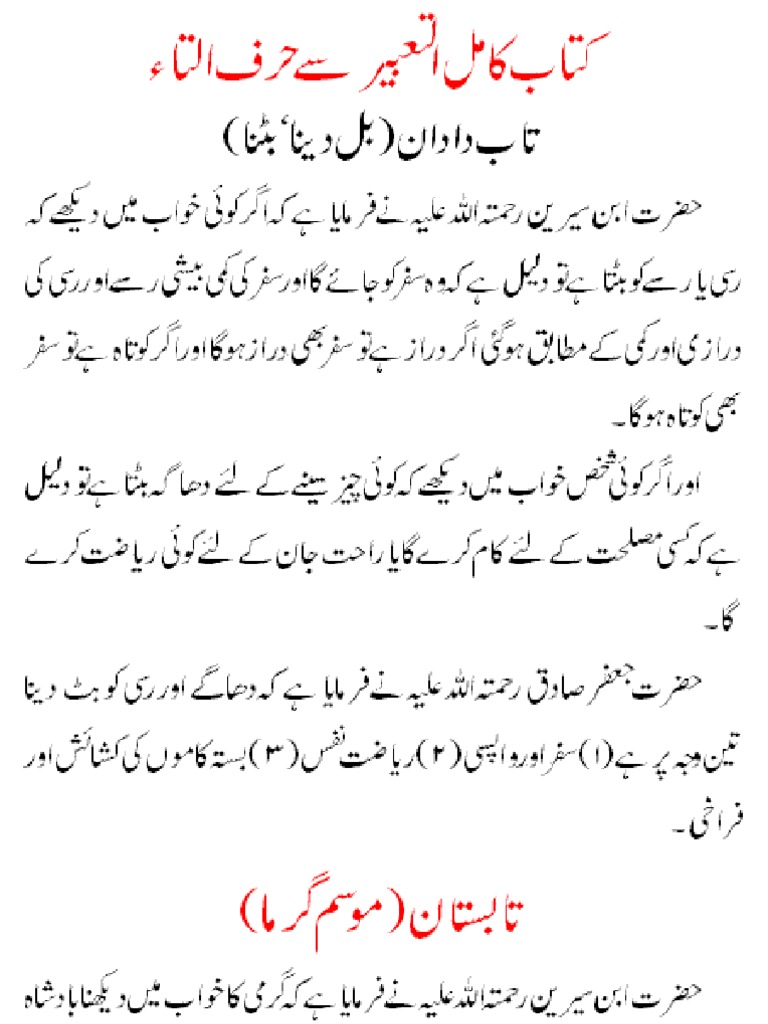 Tabeer Ur Roya Vol 2 (URDU) | PDF