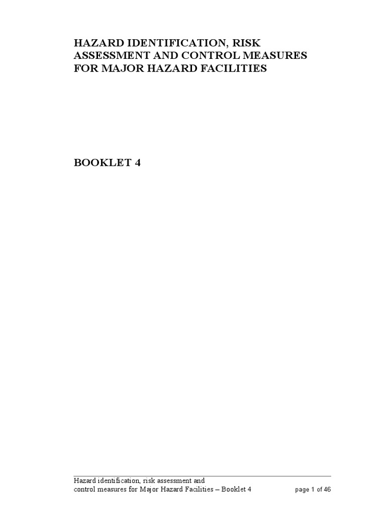 MHF Hazard Identification and Risk Control | PDF | Risk Assessment | Risk