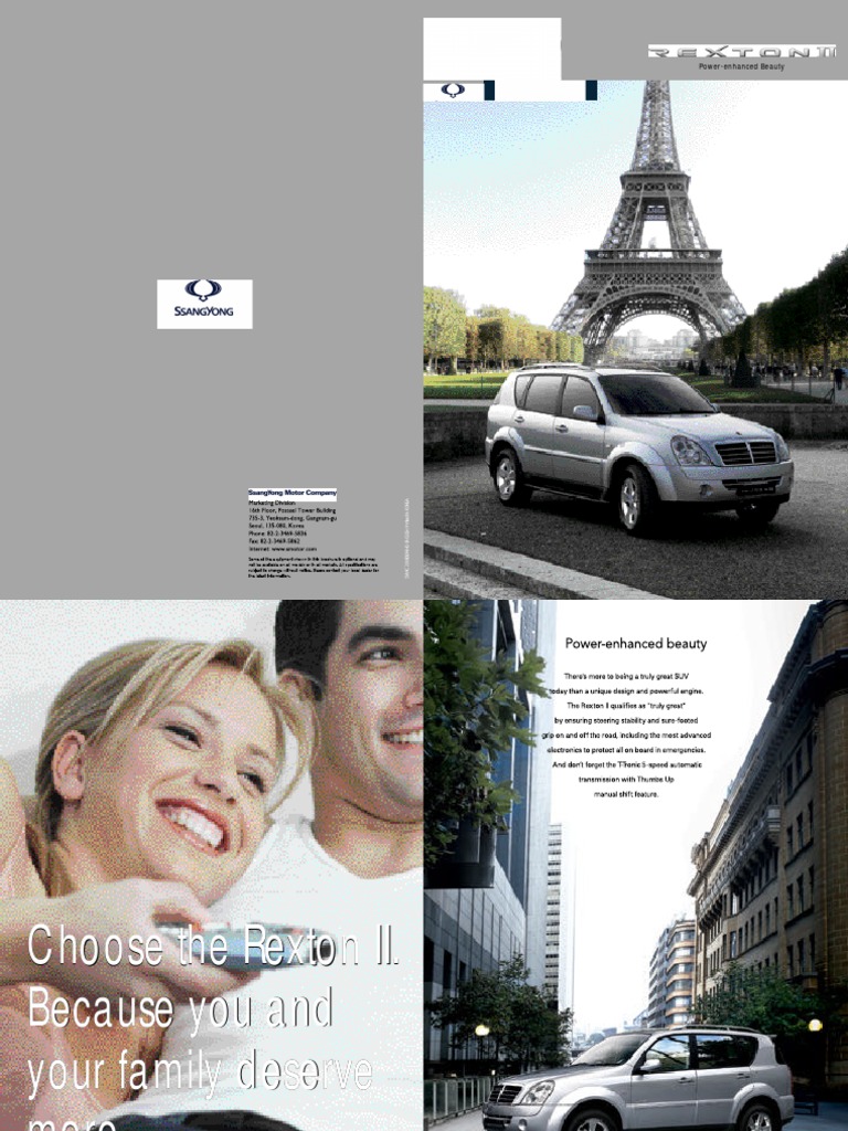 Rexton 2 PDF Trunk (Car) Fuel Economy In Automobiles