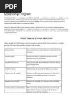 Mentee and Mentor Evaluation Forms Docx 2014