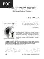 Maria Lucia Barroco - Reflexoes Sobre Liberdadre e (in)Tolerancia