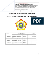 Silabus Mata Kuliah Praktikum Alat Radiologi Dasar