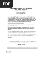 Download Canadian Forces Aptitude Practise test by Jessica Strain SN3289610 doc pdf